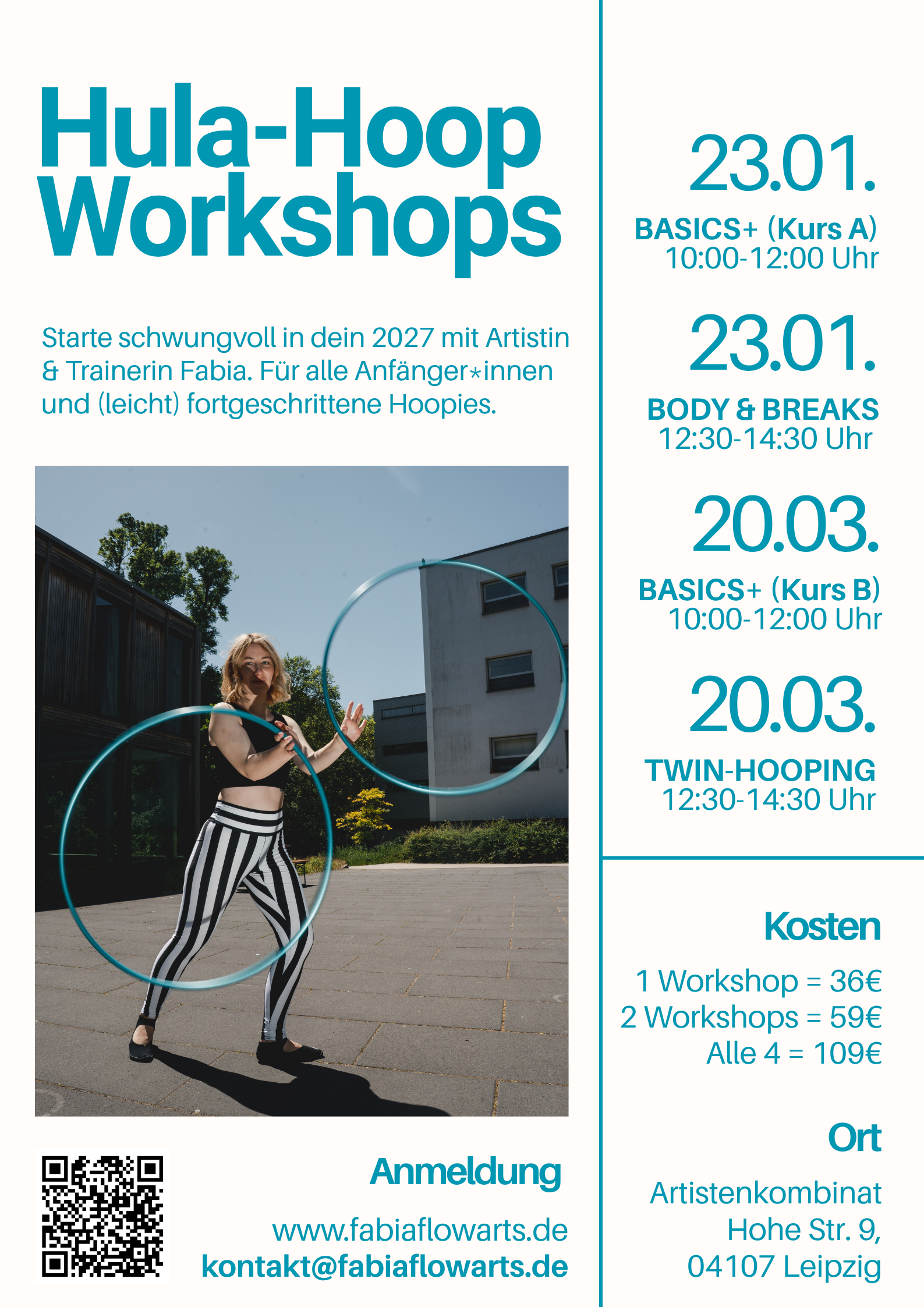 Hula-Hoop-Workshops für Erwachsene